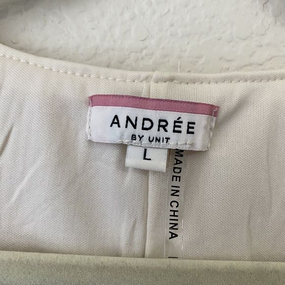 Andree by Unit Dress Womens Size Large Sequins Rose Gold Pink Party - Picture 7 of 8